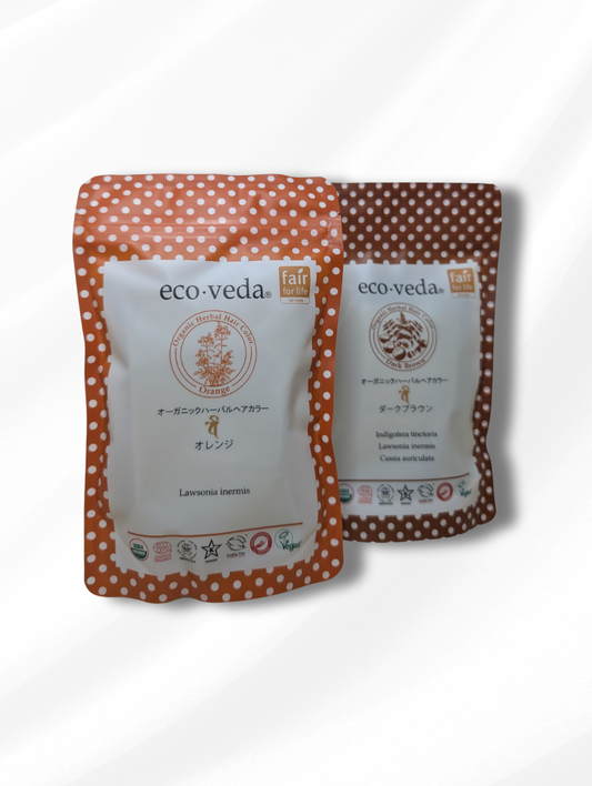 eco-veda オーガニックハーバルヘアカラー オレンジ